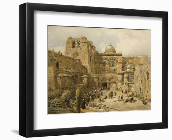 The Church of the Holy Sepulchre, Jerusalem-Nathaniel Everett Green-Framed Giclee Print