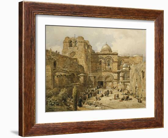 The Church of the Holy Sepulchre, Jerusalem-Nathaniel Everett Green-Framed Giclee Print