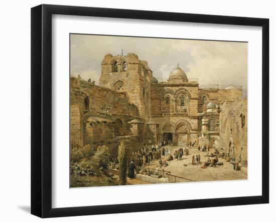 The Church of the Holy Sepulchre, Jerusalem-Nathaniel Everett Green-Framed Giclee Print