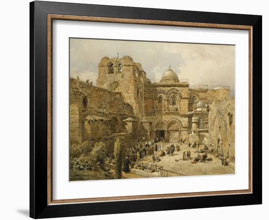 The Church of the Holy Sepulchre, Jerusalem-Nathaniel Everett Green-Framed Giclee Print