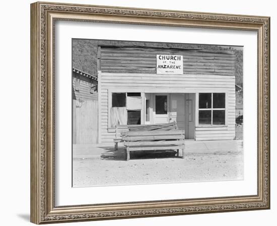 The Church of the Nazarene, Tennessee, 1936-Walker Evans-Framed Photographic Print