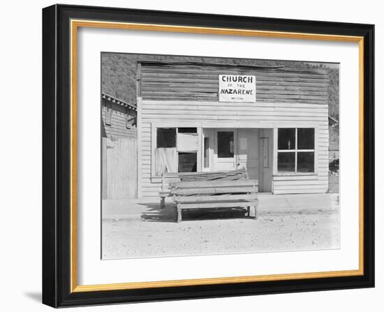 The Church of the Nazarene, Tennessee, 1936-Walker Evans-Framed Photographic Print