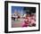 The Church of Virgin De Los Dolores and Flower Stall, Tegucigalpa, Honduras, Central America-Robert Francis-Framed Photographic Print