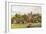 The Church on the Hill, Kersey, Suffolk-Alfred Robert Quinton-Framed Giclee Print