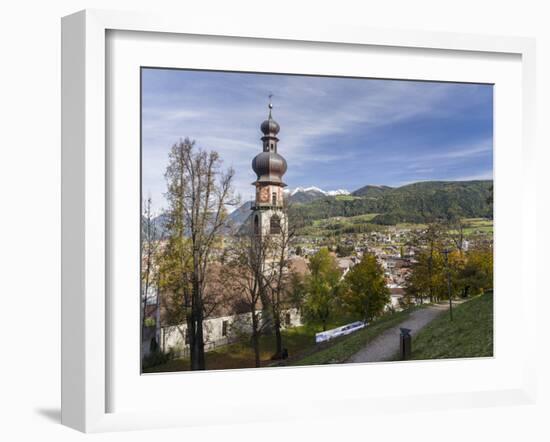 The Church Rainkirche, Chiesa Di Santa Caterina Am Rain-Martin Zwick-Framed Photographic Print