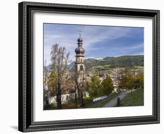 The Church Rainkirche, Chiesa Di Santa Caterina Am Rain-Martin Zwick-Framed Photographic Print