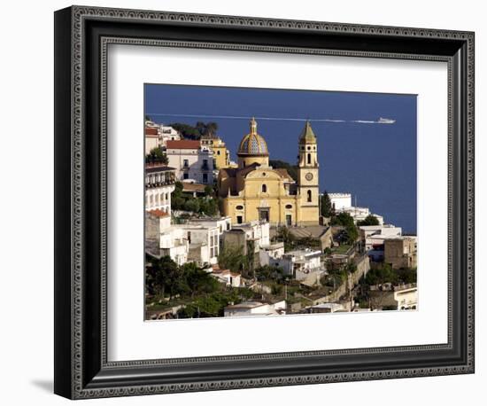 The Church San Gennaro, Praiano, Amalfi Coast, Campania, Italy, Europe-null-Framed Photographic Print