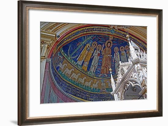 The Ciborium and Apse Mosaic With-null-Framed Giclee Print