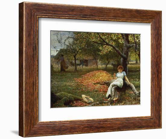 The Cider Orchard, 1848-1910-Robert Walker Macbeth-Framed Giclee Print