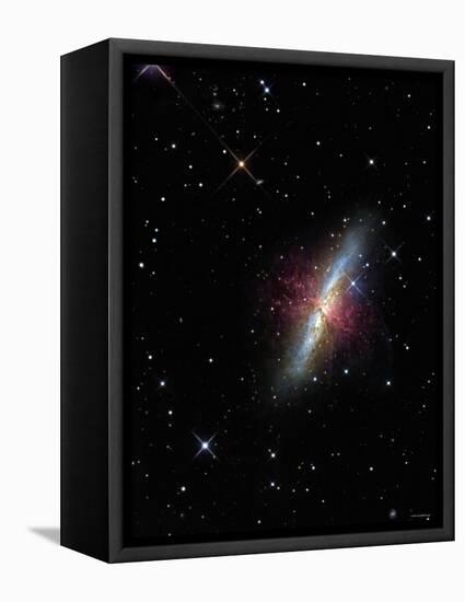 The Cigar Galaxy-Stocktrek Images-Framed Premier Image Canvas