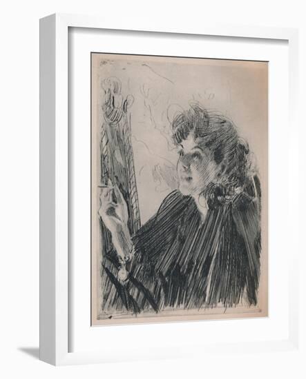 'The Cigarette Dance', c.1890s, (1946)-Anders Leonard Zorn-Framed Giclee Print