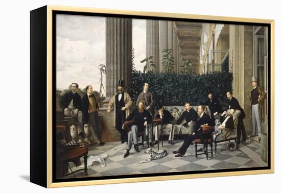 The Circle of the Rue Royale, 1868-James Jacques Joseph Tissot-Framed Premier Image Canvas