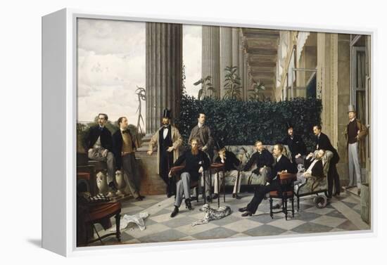 The Circle of the Rue Royale, 1868-James Jacques Joseph Tissot-Framed Premier Image Canvas