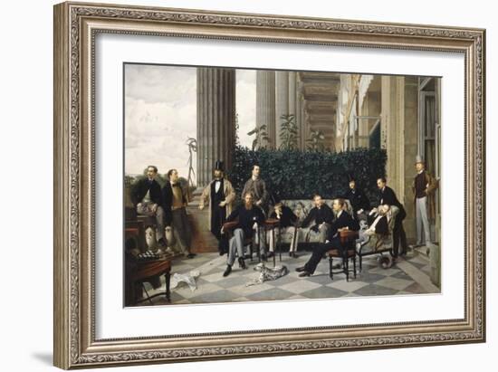 The Circle of the Rue Royale, 1868-James Jacques Joseph Tissot-Framed Giclee Print