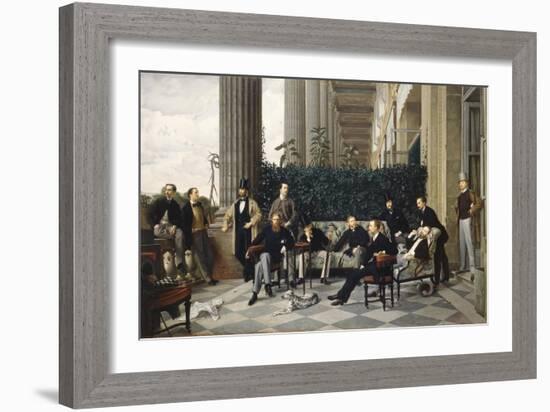 The Circle of the Rue Royale, 1868-James Jacques Joseph Tissot-Framed Giclee Print