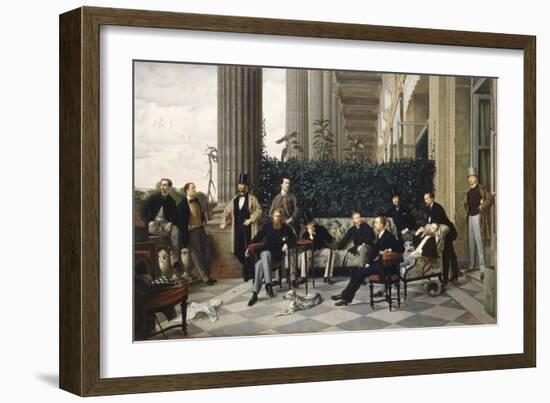 The Circle of the Rue Royale, 1868-James Jacques Joseph Tissot-Framed Giclee Print