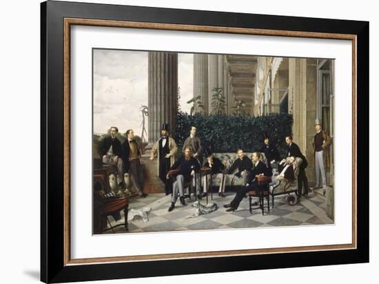 The Circle of the Rue Royale, 1868-James Jacques Joseph Tissot-Framed Giclee Print