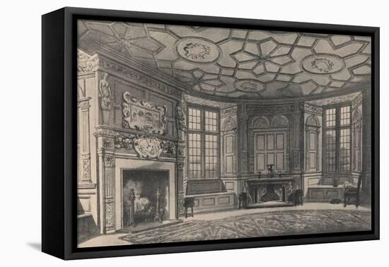 The Circular Dining-Room, Longford Castle, Wiltshire, 1915-CJ Richardson-Framed Premier Image Canvas