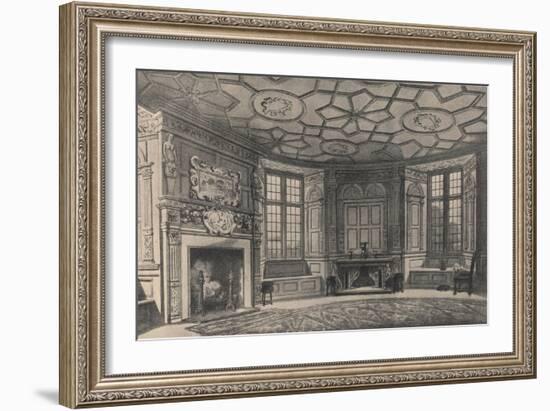 The Circular Dining-Room, Longford Castle, Wiltshire, 1915-CJ Richardson-Framed Giclee Print