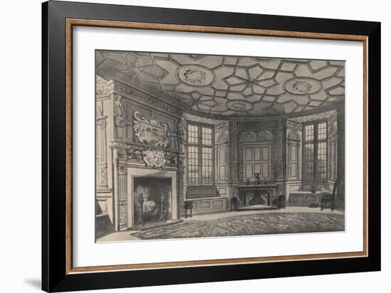 The Circular Dining-Room, Longford Castle, Wiltshire, 1915-CJ Richardson-Framed Giclee Print