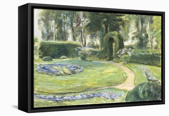 The Circular Flower Bed in the Garden, 1923-Max Liebermann-Framed Premier Image Canvas