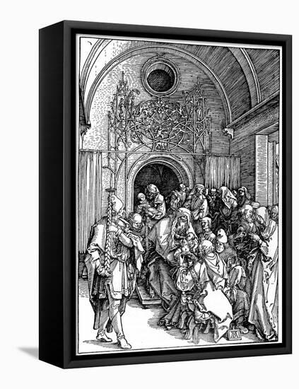 The Circumcision, 1502-1505-Albrecht Durer-Framed Premier Image Canvas