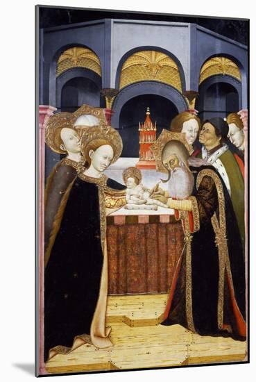 The Circumcision, Altarpiece from Verdu, 1432-34-Jaume Ferrer II-Mounted Giclee Print