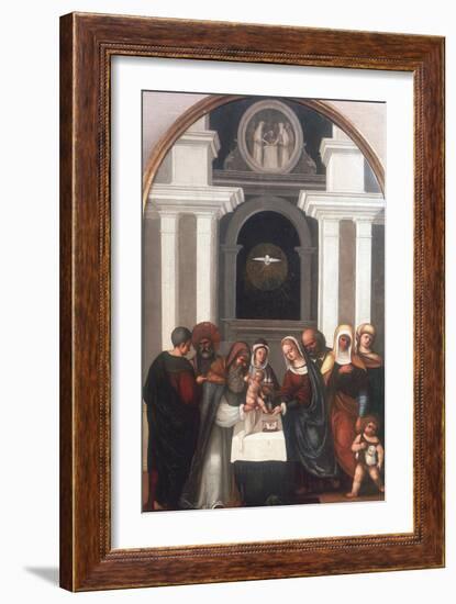 The Circumcision, Early 16th Century-Lodovico Mazzolini-Framed Giclee Print