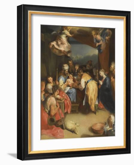 The Circumcision of Christ Par Barocci, Federigo (1528-1612). Oil on Canvas, Size : 81,8X63,7, , Pr-Federico Fiori Barocci or Baroccio-Framed Giclee Print