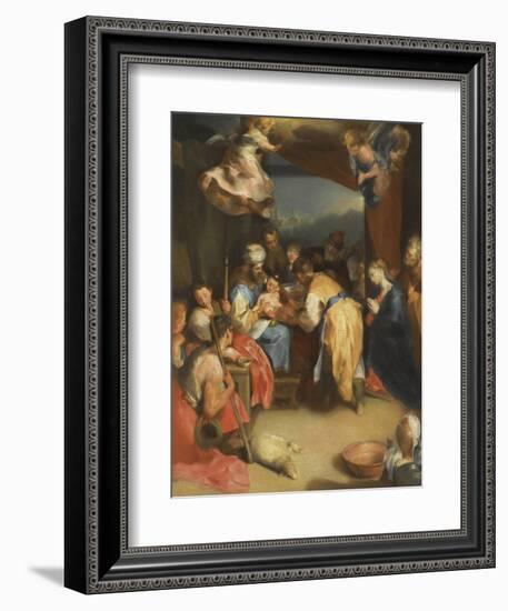 The Circumcision of Christ Par Barocci, Federigo (1528-1612). Oil on Canvas, Size : 81,8X63,7, , Pr-Federico Fiori Barocci or Baroccio-Framed Giclee Print