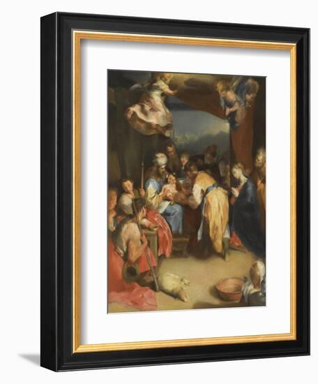 The Circumcision of Christ Par Barocci, Federigo (1528-1612). Oil on Canvas, Size : 81,8X63,7, , Pr-Federico Fiori Barocci or Baroccio-Framed Giclee Print