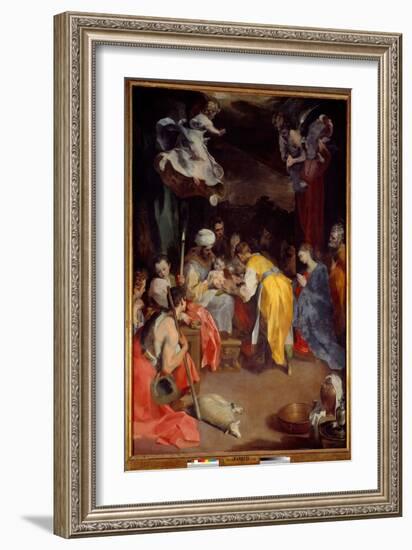 The Circumcision of Jesus (Oil on Canvas)-Federico Fiori Barocci or Baroccio-Framed Giclee Print