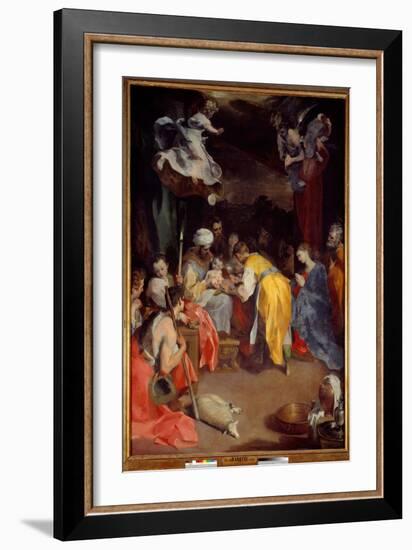 The Circumcision of Jesus (Oil on Canvas)-Federico Fiori Barocci or Baroccio-Framed Giclee Print