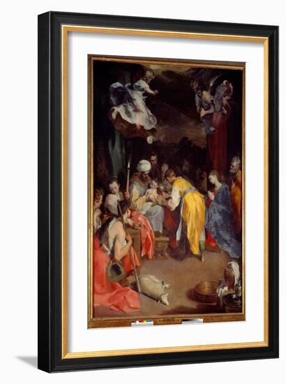 The Circumcision of Jesus (Oil on Canvas)-Federico Fiori Barocci or Baroccio-Framed Giclee Print