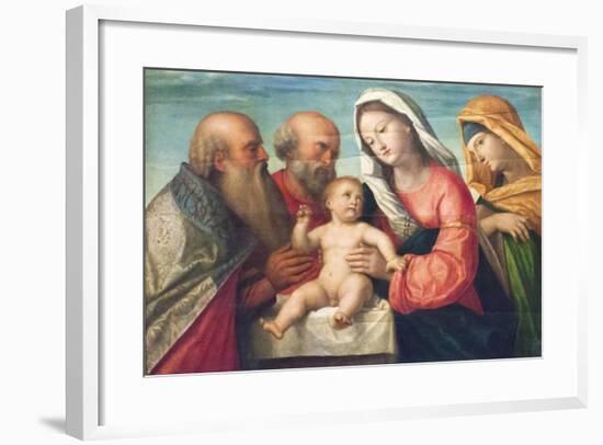 The Circumcision of Jesus-Francesco Bissolo-Framed Giclee Print