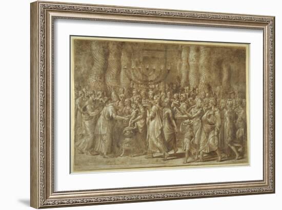 The Circumcision-Giulio Romano-Framed Giclee Print