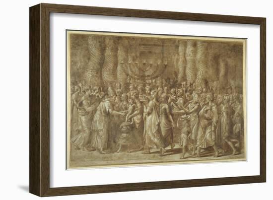 The Circumcision-Giulio Romano-Framed Giclee Print