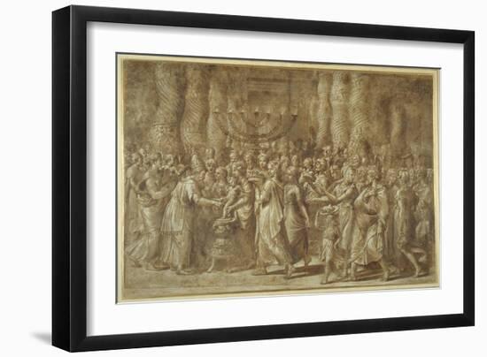 The Circumcision-Giulio Romano-Framed Giclee Print