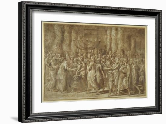 The Circumcision-Giulio Romano-Framed Giclee Print