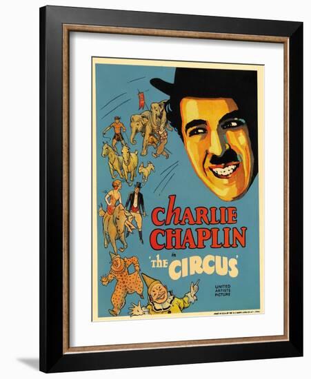 The Circus, 1928, Directed by Charles Chaplin-null-Framed Giclee Print