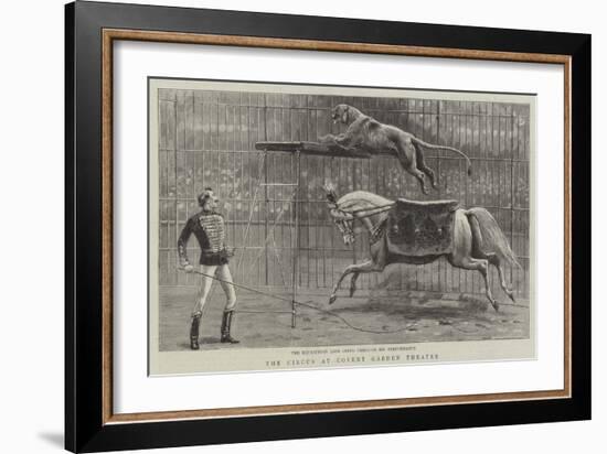 The Circus at Covent Garden Theatre-null-Framed Giclee Print