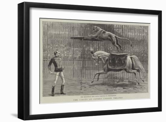 The Circus at Covent Garden Theatre-null-Framed Giclee Print