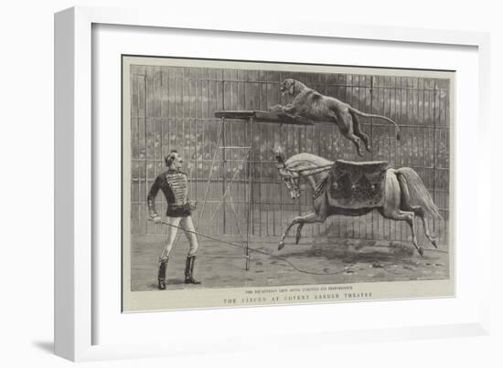 The Circus at Covent Garden Theatre-null-Framed Giclee Print