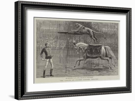 The Circus at Covent Garden Theatre-null-Framed Giclee Print