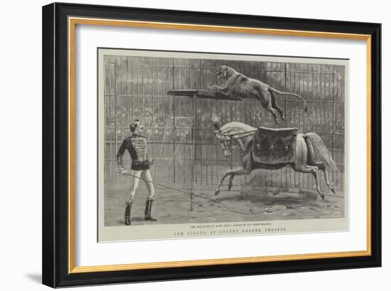 The Circus at Covent Garden Theatre-null-Framed Giclee Print