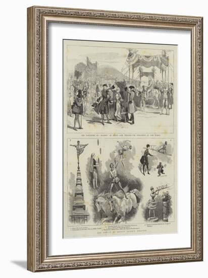 The Circus at Covent Garden Theatre-null-Framed Giclee Print