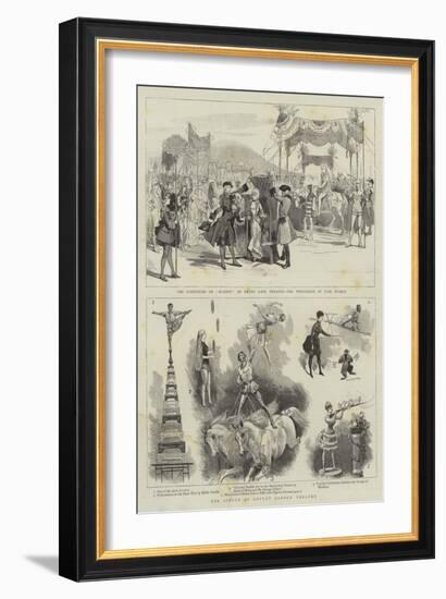 The Circus at Covent Garden Theatre-null-Framed Giclee Print