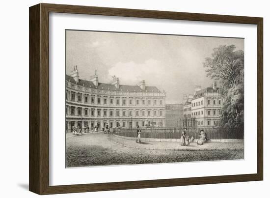 The Circus, Bath, C.1883-R. Woodroffe-Framed Giclee Print