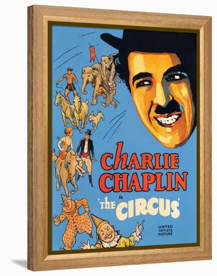 THE CIRCUS, Charlie Chaplin, 1928-null-Framed Stretched Canvas