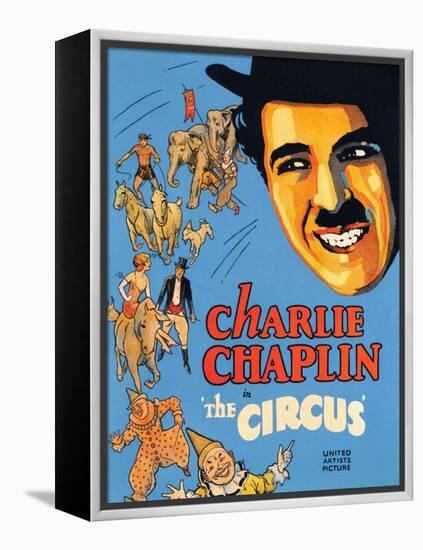 THE CIRCUS, Charlie Chaplin, 1928-null-Framed Stretched Canvas